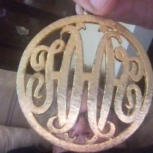 Iconic '60s political medallion that says "HHH."